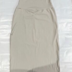 Elegant Cream Women's Skirt
